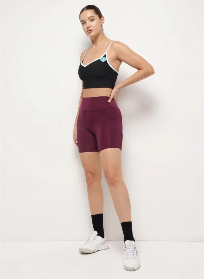 Zaecy  Women’s Cycling Shorts – Dark Purple for Women | Best Price UAE