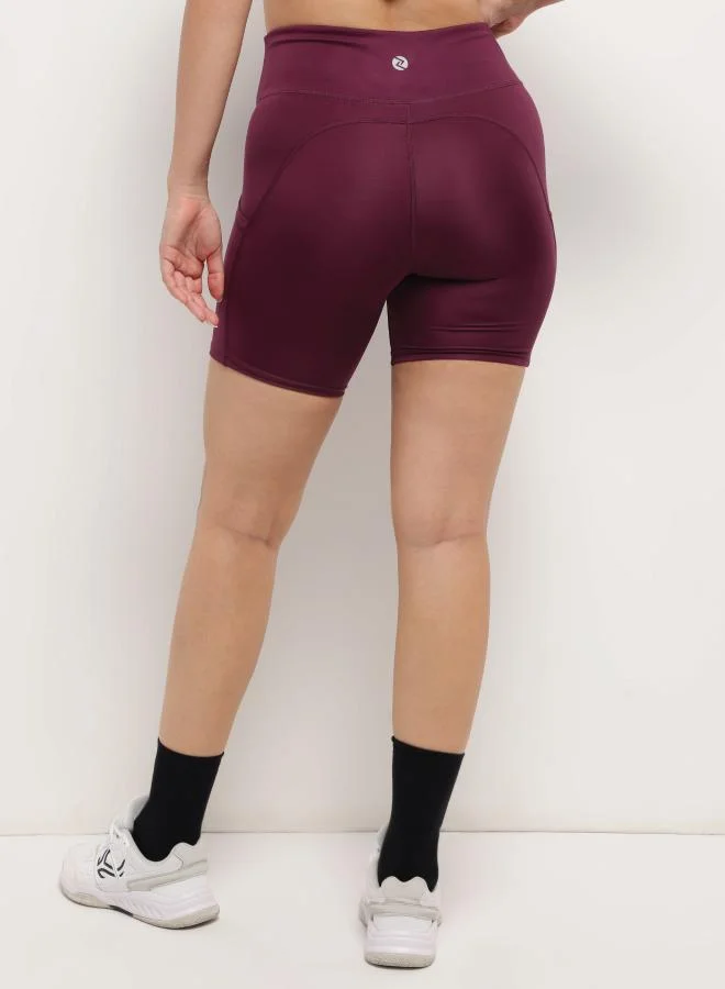 Zaecy  Women’s Cycling Shorts – Dark Purple for Women | Best Price UAE