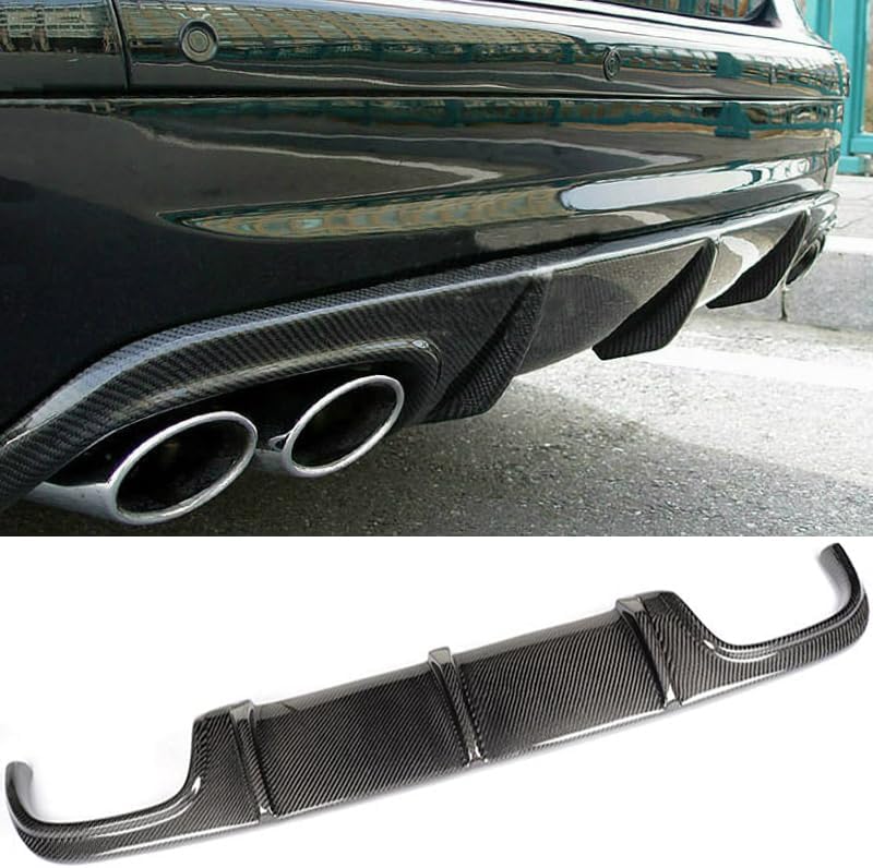 DEMULAX Carbon Fiber Rear Bumper Diffuser Lip for Mercedes-Benz E Class W211 - Image 5