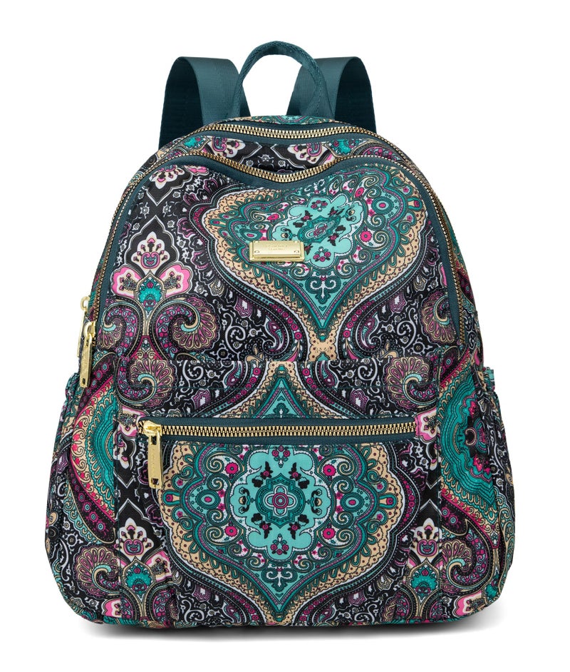 Pealwel Mini Backpack Purse for Women,Small Nylon backpacks for Ladies Backpacks Women Anti Theft Travel Bag (Bohemian) - Image 1