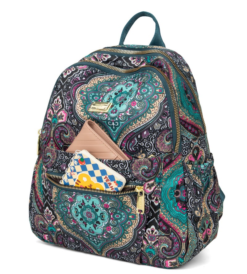 Pealwel Mini Backpack Purse for Women,Small Nylon backpacks for Ladies Backpacks Women Anti Theft Travel Bag (Bohemian) - Image 4