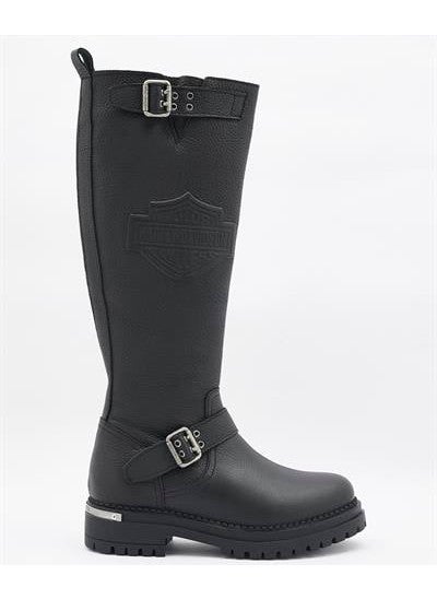 HARLEY DAVIDSON Trouble Women's Black Leather Boots  - Image 1
