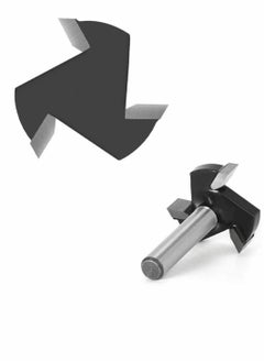 Y&D Wood Working Milling Cutter T Shaped Cnc Surfacing Bit Planer High Speed Steel Hole Saw Punching Tool (6 mm Shank)  - Image 5