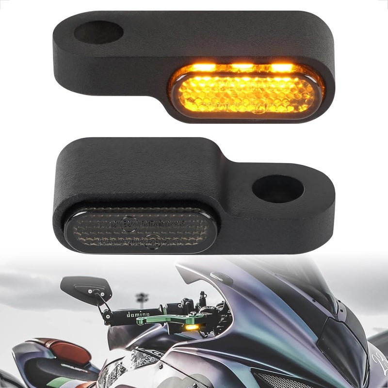 evermotor مؤشرات LED للدراجات النارية الصغيرة من إيفرموتور - عبوة من 2 - Image 1