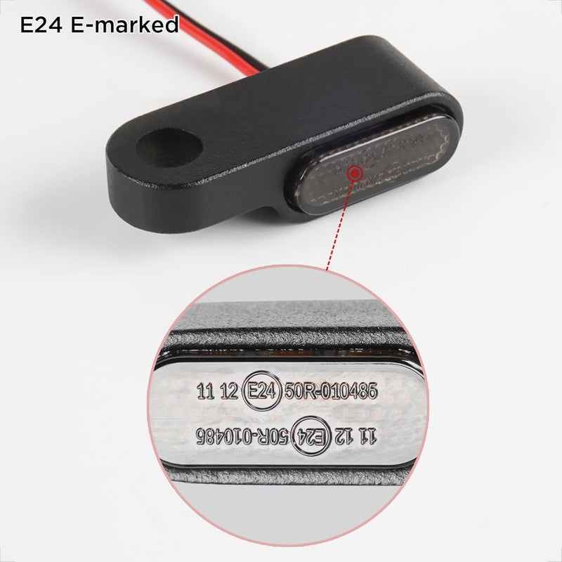 evermotor مؤشرات LED للدراجات النارية الصغيرة من إيفرموتور - عبوة من 2 - Image 3