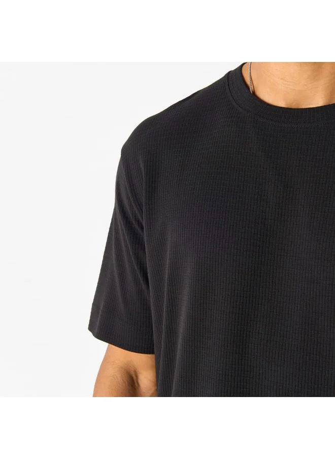 Iconic Iconic Textured Oversized T-shirt