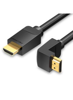 فينشن كابل HDMI بزاوية قائمة 270 درجة من VENTION بطول 5 أمتار باللون الأسود، طراز AAQBJ  - Image 1