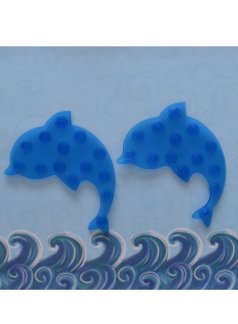 HomePro Dolphin Mini Bath Mats 4pcs Full Funny - Image 4