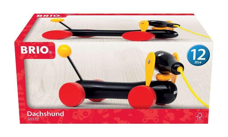 Brio 30332 Pull Along Dachshund - Image 1