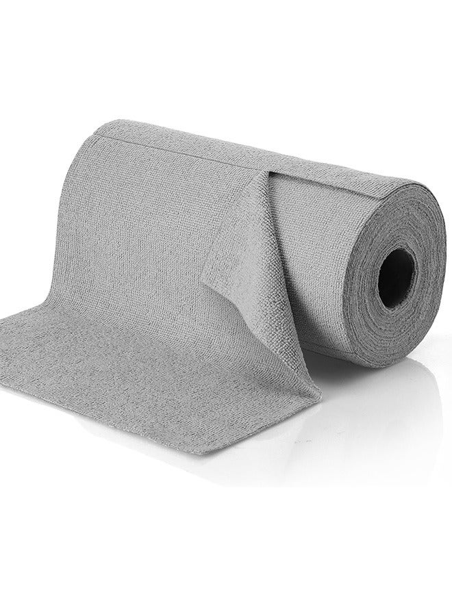 50 Pack Thickened Microfiber Cleaning Cloth Roll Tear Away Towels 12 x 12 inch Reusable Kitchen Towels Microfiber Towels Roll Dishcloths Reusable Washable Rags for Car, House, Kitchen, Garage, Wet - Image 1