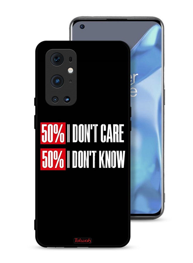 Tolwak OnePlus 9 Pro 5G Protective Case Cover I Do Not Care - Image 1