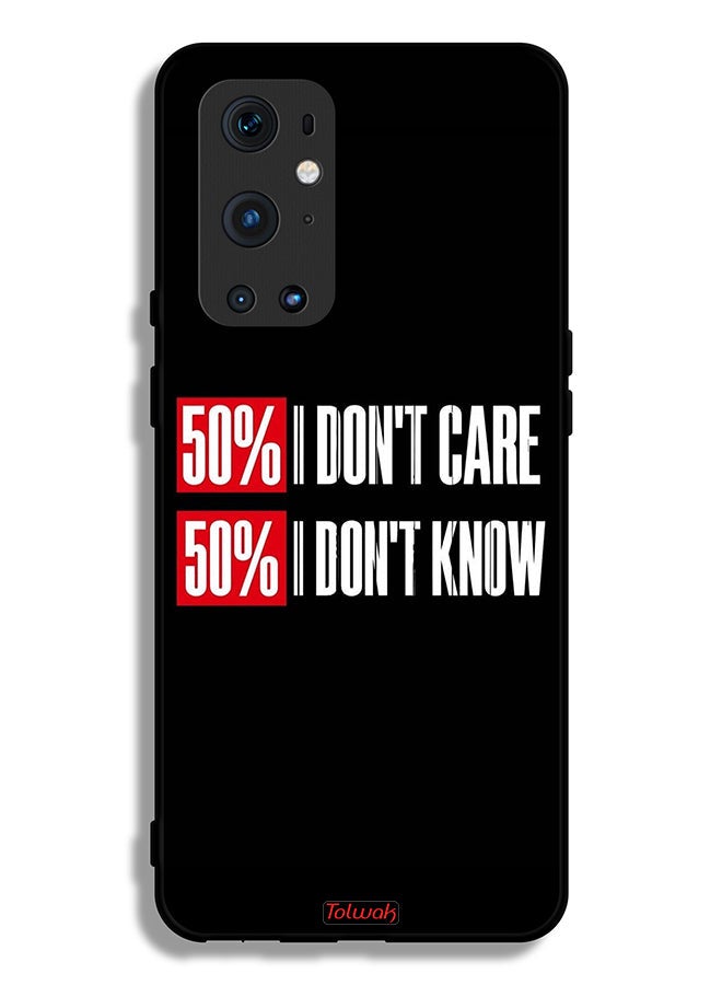 Tolwak OnePlus 9 Pro 5G Protective Case Cover I Do Not Care - Image 2