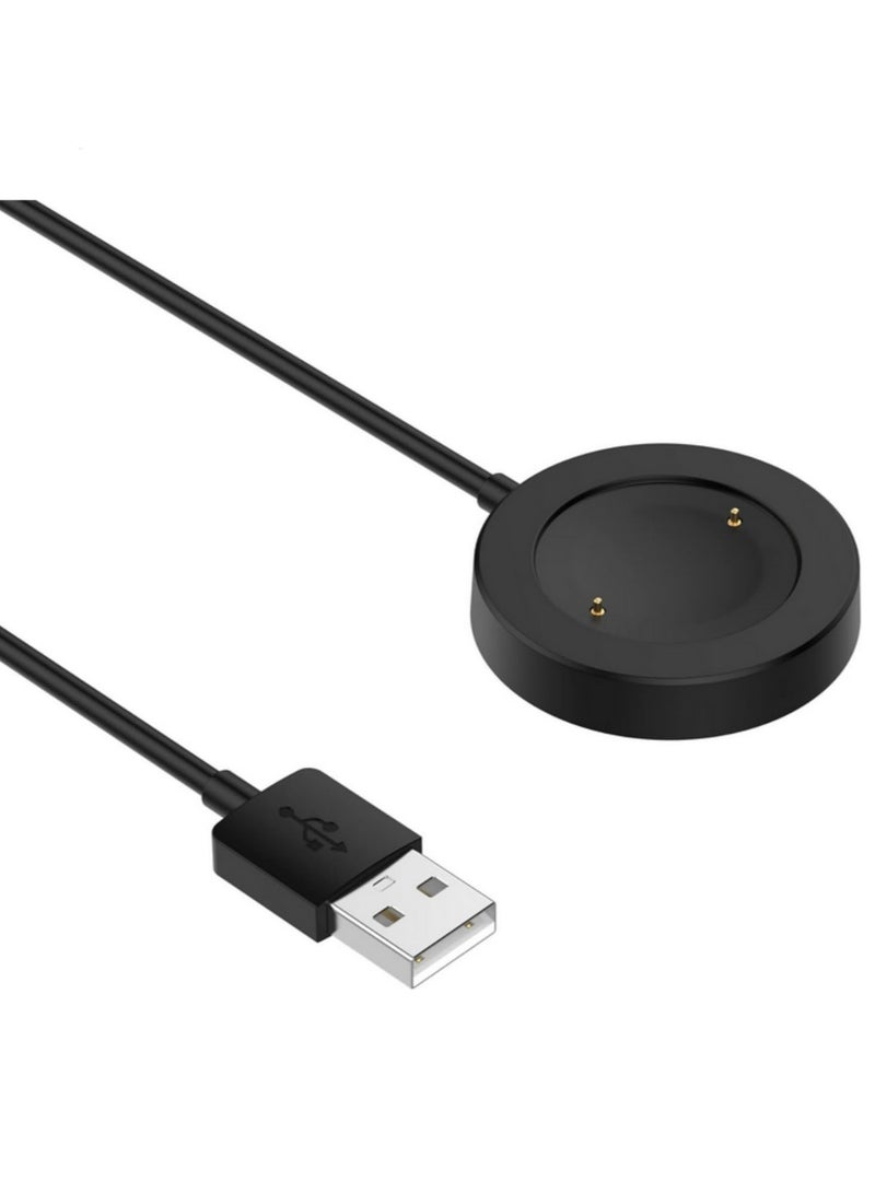 1PC Smart Watch Charger for Huawei/Honor Watch GS 3 & GS3 Sport USB Charging Dock with Fast Charging, Multi-Protection (Short-Circuit/Overvoltage/Overload),Cable for Travel Office Car black  - Image 2