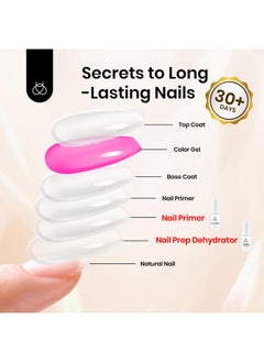 beetles Gel Polish Beetles Nail Dehydrator 20ml: Professional Nail Prep Acid-Free & Hema-Free Dehydrate Bond Primer for Acrylic and Gel Nail Polish Valentines Day Gifts for Her  - Image 3