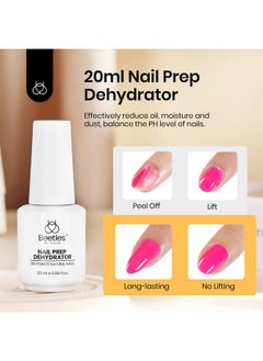 beetles Gel Polish Beetles Nail Dehydrator 20ml: Professional Nail Prep Acid-Free & Hema-Free Dehydrate Bond Primer for Acrylic and Gel Nail Polish Valentines Day Gifts for Her  - Image 4