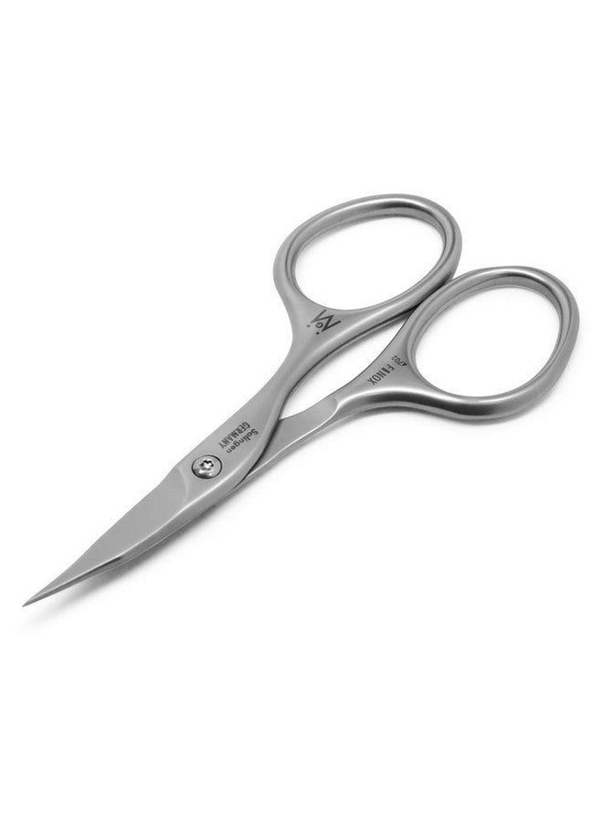 GERMANIKURE Nail and Cuticle Scissors - FINOX Stainless Steel Professional nail scissors for nail tips - nail scissors curved Manicure Tools in Leather Case - Ethically Made in Solingen Germany - 4702 - Image 2