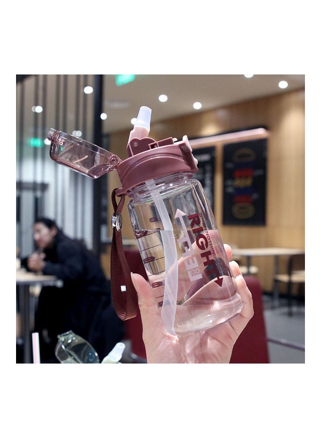 NIBEMINENT Water Bottle With Straw 