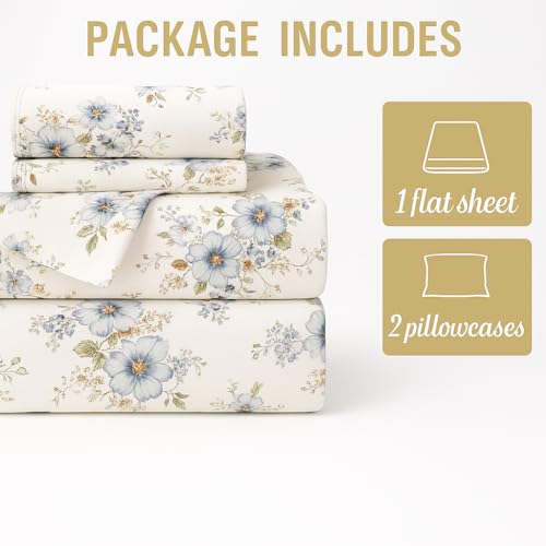Bhoomi Impex Bedsheet for Double Bed with Pillow Covers – Garden Bloom Print Colorful Floral Paradise | Soft, Breathable, Cute Aesthetic - Image 5