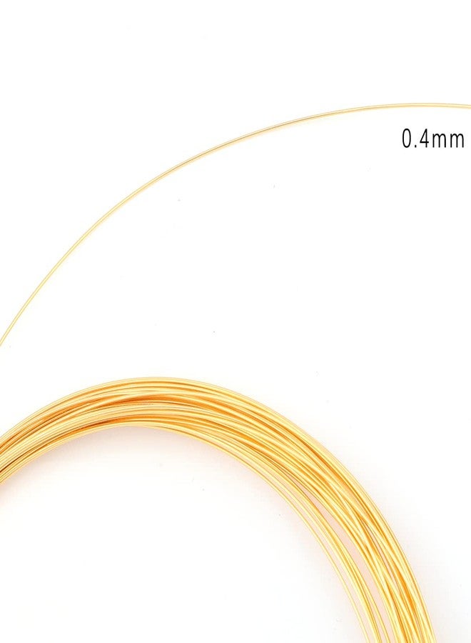 BEADIA 18K Gold Plated Wire 0.4mm 10 Meters Bead Cord for Bracelet Necklace Charm Beading Jewelry Making Findings - Image 2