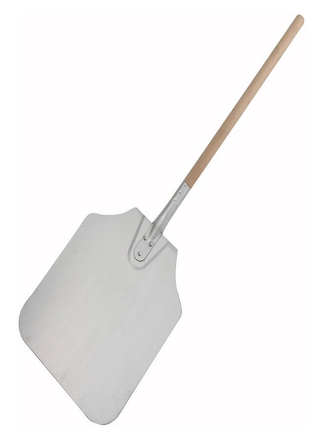 وينكو مجرفة بيتزا وينكو App-36، مقاس إجمالي 36 بوصة طولاً، مقاس الشفرة 12 × 14 بوصة، بمقبض خشبي، مصنوعة من الألومنيوم، متوسطة الحجم. - Image 2