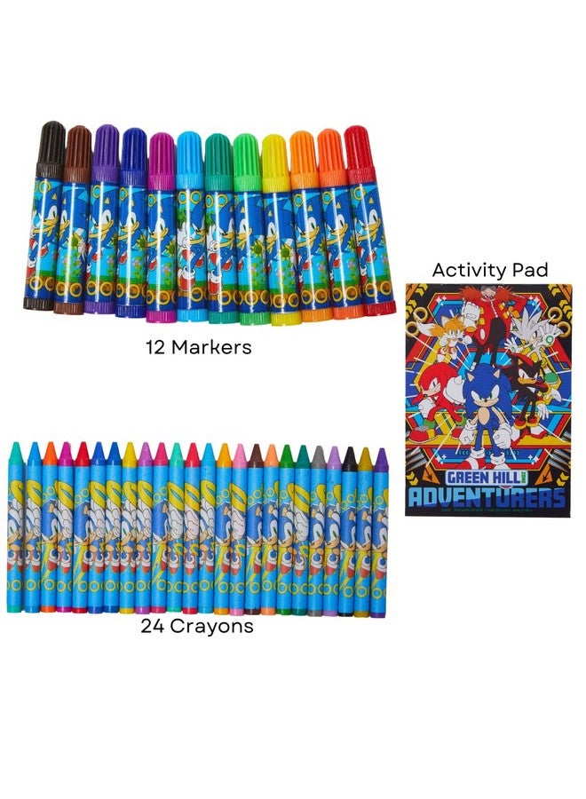 Innovative Designs Sonic The Hedgehog Creative Coloring Canvas Painting and Activity Set for Kids, 1000+ pcs - Image 3