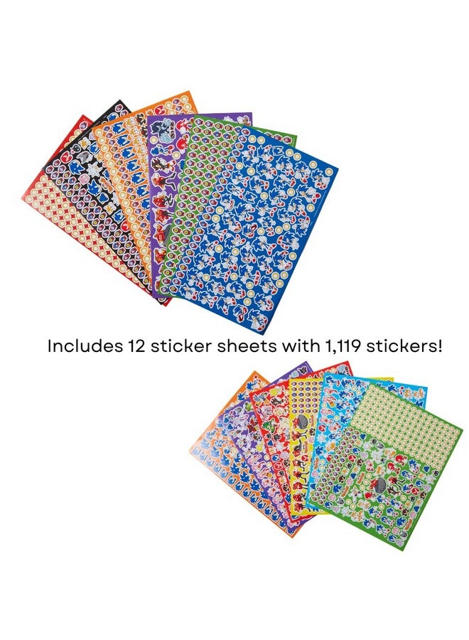 Innovative Designs Sonic The Hedgehog Creative Coloring Canvas Painting and Activity Set for Kids, 1000+ pcs - Image 5