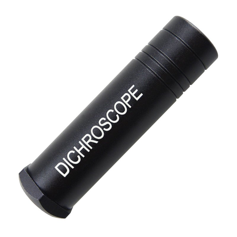 Handheld Heavy Duty Calcite Dichroscope Trichoic Gem Gemstones Gemological Testing Jeweler Tool Metal Body Gemology 15mm Diameter Gemologist