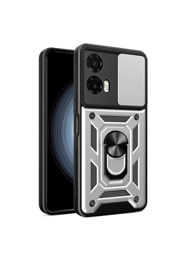 اس-توب جراب لهاتف Motorola Moto G35 5G Global بتصميم غطاء كاميرا منزلقة من مادة TPU الهجينة لهاتف الكمبيوتر الشخصي - Image 1