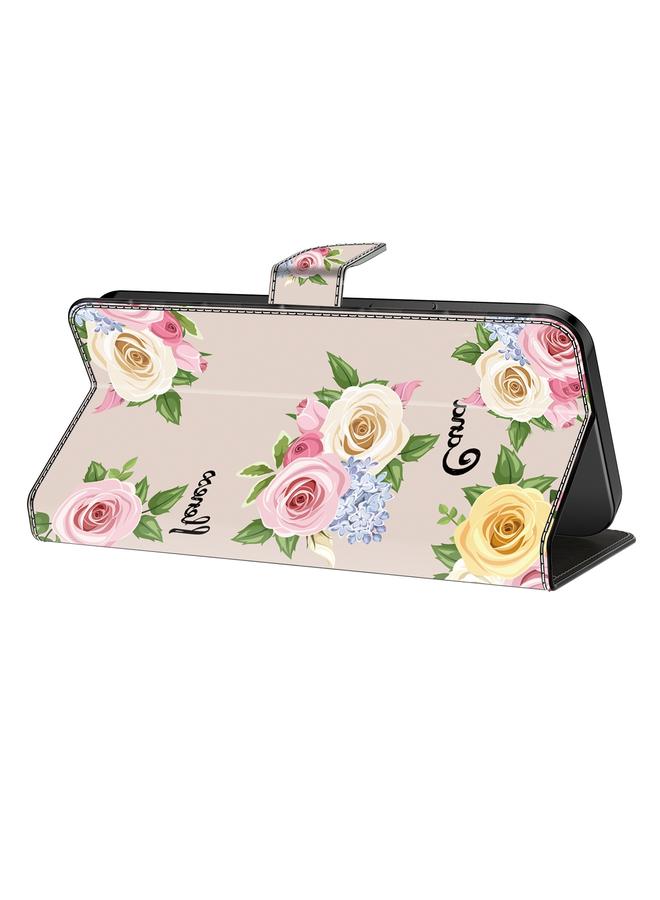 S-TOP Case For Samsung Galaxy S23 Ultra 5G Fresh Painted Leather Phone Case - Image 4