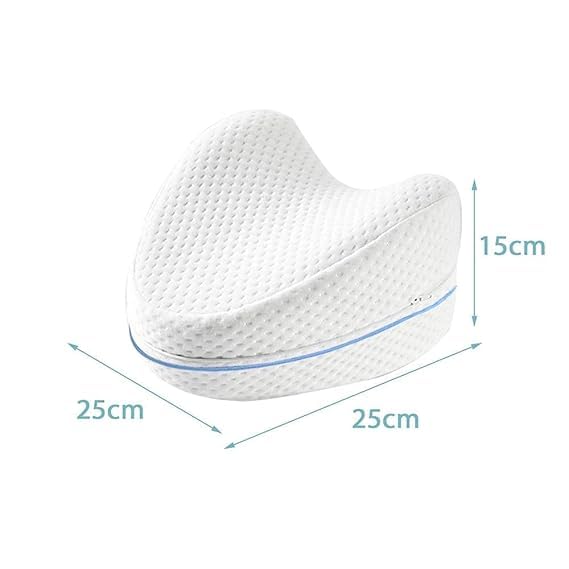 Click Charm Orthopedic Knee Pillow for Side Sleepers - Ergonomic Memory Foam Leg Pillow for Hip, Spine, and Joint Support - Breathable Cover - Image 2