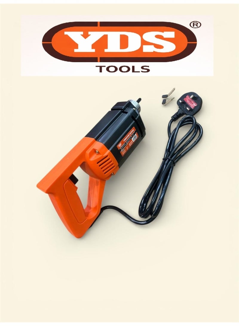 YDS Electric Concrete Vibrator 1200W – Model YDS-2640 – 4500rpm – Orange/Black – Professional Concrete Compactor for Columns, Slabs & Foundations - Image 1