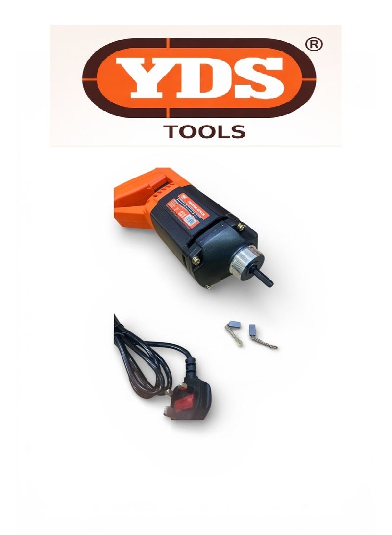 YDS Electric Concrete Vibrator 1200W – Model YDS-2640 – 4500rpm – Orange/Black – Professional Concrete Compactor for Columns, Slabs & Foundations - Image 2