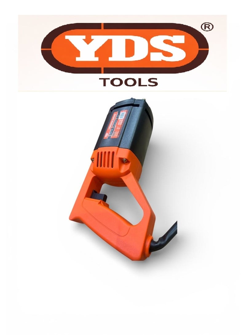 YDS Electric Concrete Vibrator 1200W – Model YDS-2640 – 4500rpm – Orange/Black – Professional Concrete Compactor for Columns, Slabs & Foundations - Image 3