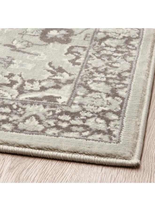 erorex Rug, low pile, light grey, 80x180 cm - Image 2