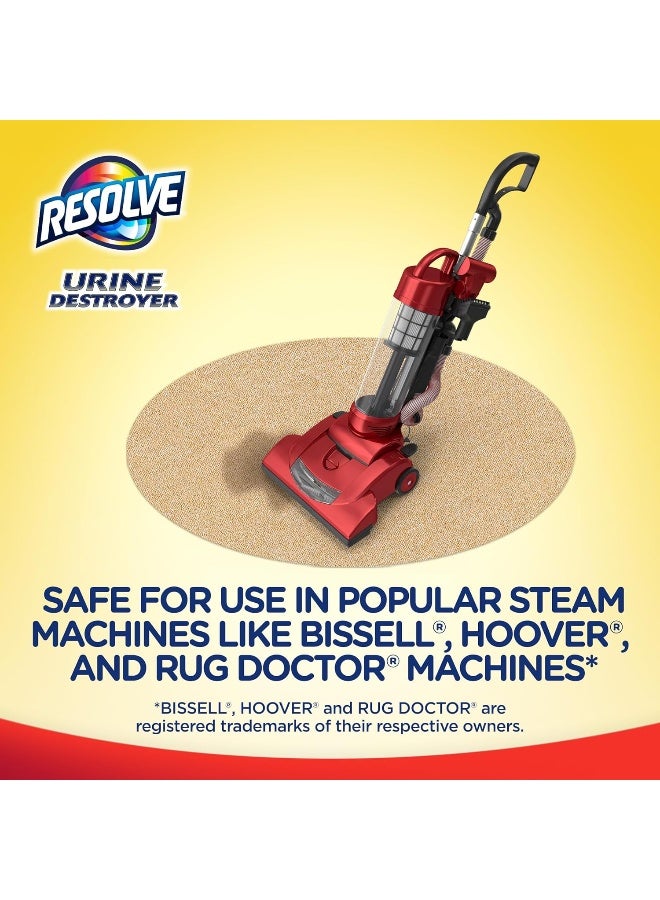Resolve Carpet Concentrate for Steam Urine Destroyer, Carpet Cleaner Solution, Carpet Cleaner, Pet Stain and Odor Remover, 60 Fl Oz - Image 3