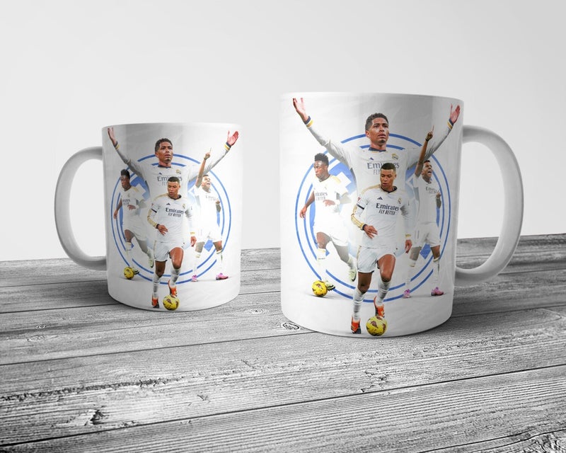 Kylian Mbappe Real Madrid Trophy Glass Model 3
