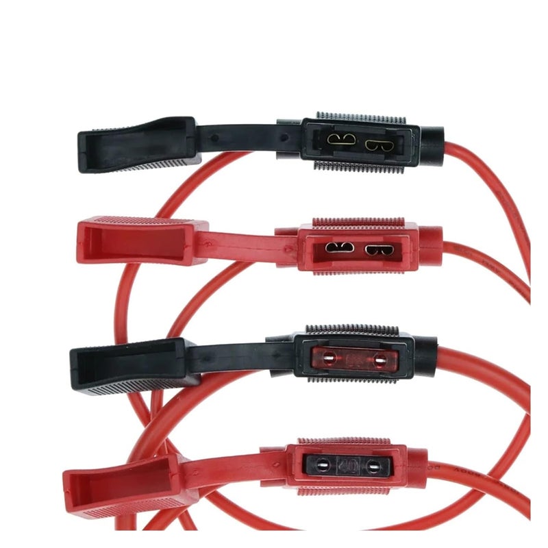 Black 12AWG 5A Waterproof Fuse Holder Medium Blade 32V Automotive Standard Fuse Insert - Image 4