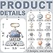 BonBeeDesign 12 Pack Robot Table Decorations Robot Party Decorations for Kids Birthday and Baby Shower Robot Table Toppers - Image 4