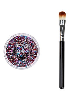 LUKKY Lukky Body Glitter Gel with Brush - Color Mix 25ml  - Image 2