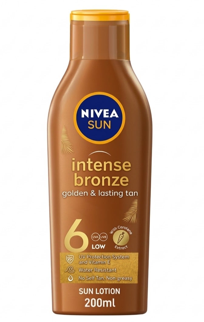 Nivea Carotene Sun Lotion SPF6 Bronze 200ml - Image 1