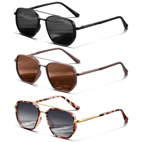 KUGUAOK Polarized Aviator Sunglasses for Women Men Small Frame UV Protection Tangle Free Sun Glasses Vintage Trendy Shades - Image 1