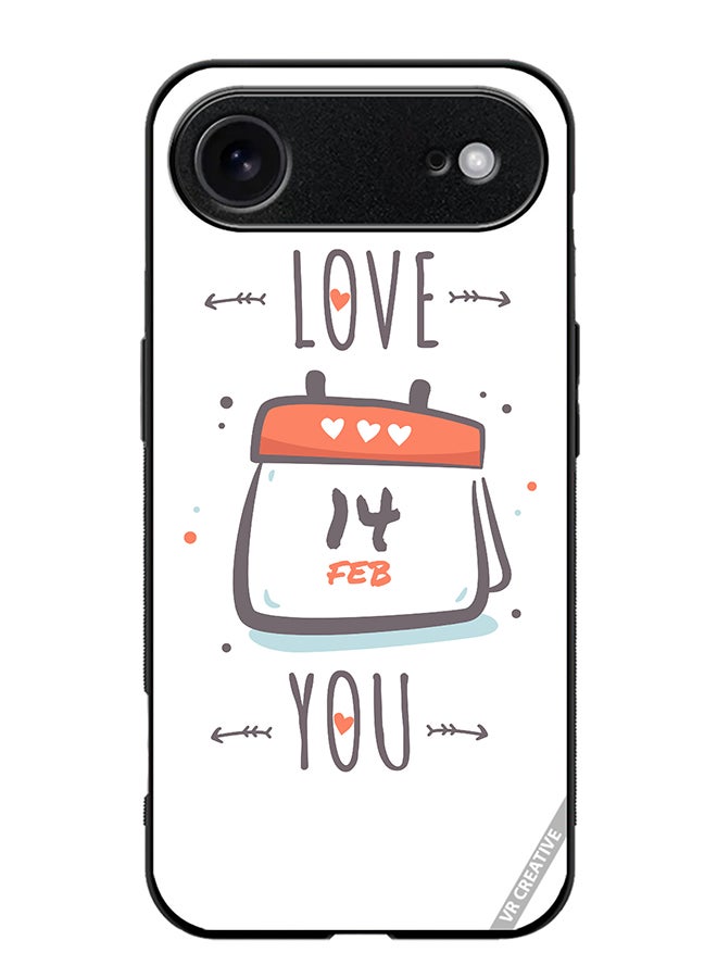 VR CREATIVE Protective Case Cover For Apple iPhone 17 Air I Love You Design Multicolour