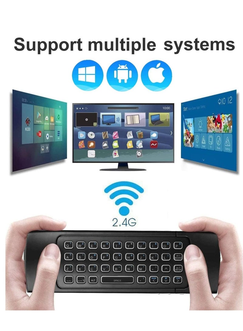 Air Mouse Remote With Voice MX3 Pro 2.4G Wireless Connection Remote With Mini Wireless Keyboard Compatible For Android Projector And Smart TV - Image 5