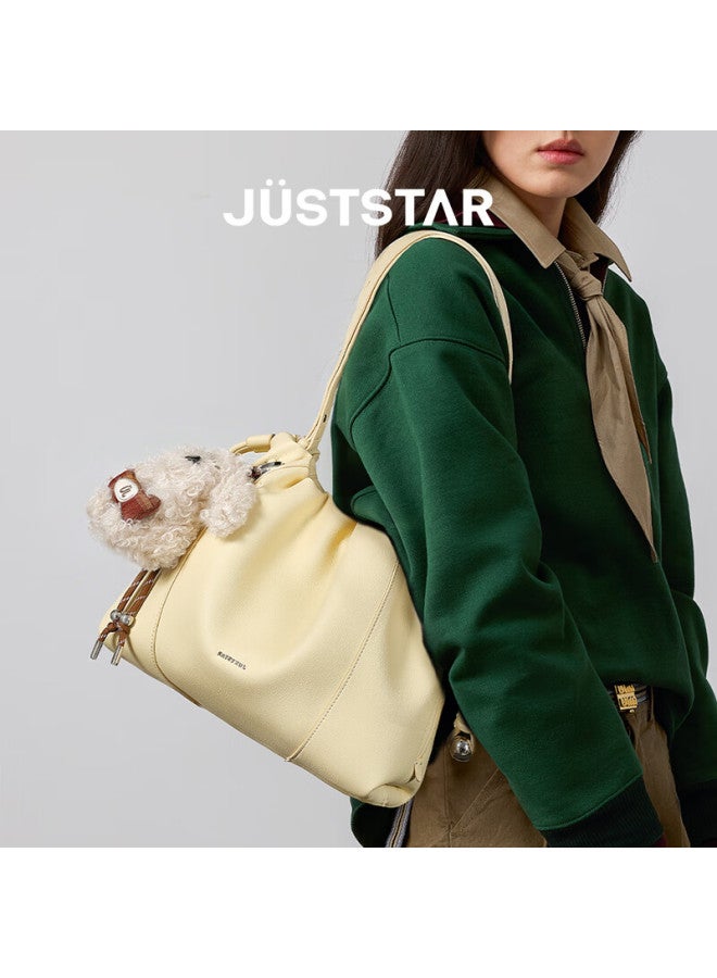Just Star Women's Wanderer Bag New Luxury Large Capacity Shoulder Crossbody Commuter Tote Birthday Gift For Women - Image 2