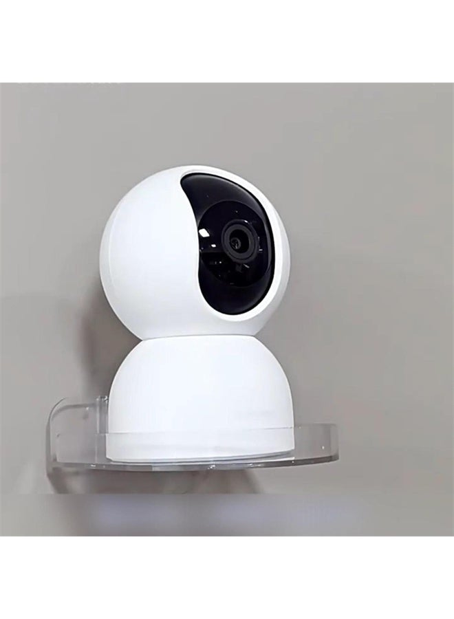 هومستر 3 مجموعة من الرفوف الجدرانية لكاميرات الأمن ، قوس جبل الجدار ABS لمراقبات الأطفال ، مكبرات الصوت ، حامل كاميرات المراقبة العالمية - Image 4