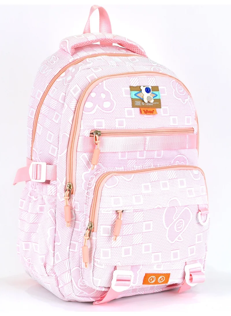 Elatae Girls Primary School Backpack Multi Compartment School Bag 51630