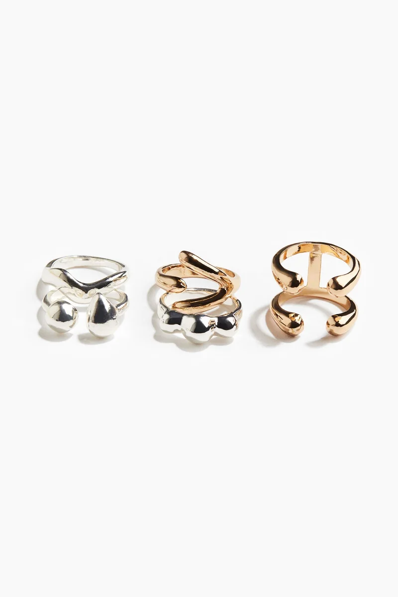 H&M 5-pack rings