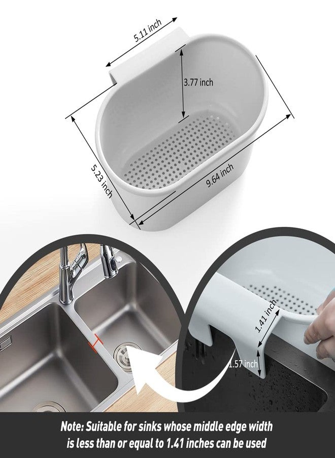 Abnaok Sink Drain Strainer Basket, Abnaok Multifunction Sink Strainer Kitchen Food Catcher for Filter Kitchen Waste and Wash Vegetables Fruits (Grey) - Image 2
