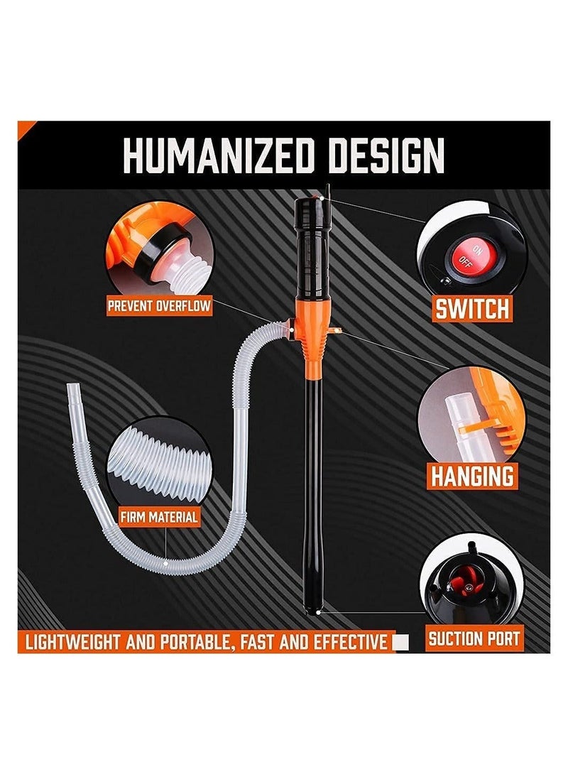 Portable Power Battery Pump 2.2GPM Water & Fuel Transfer Pump Battery Operated Liquid Transfer Pump for Gasoline Diesel Fuel - Image 5