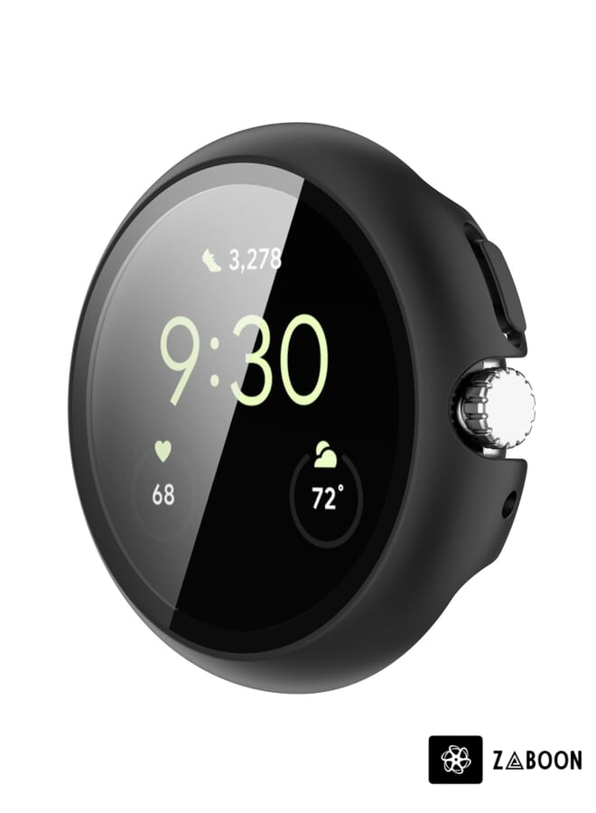 Zaboon حافظة ساعة جوجل بيكسل ووتش من زجاج مقسى - Image 2
